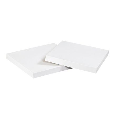 14 x 14" White Deluxe Gift Box Lids