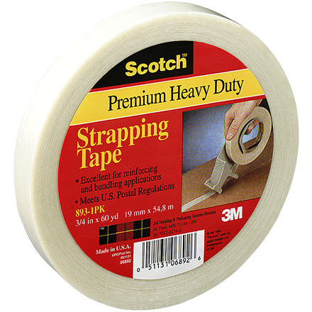 2" x 60 yds. (6 Pack) Scotch<span class='rtm'>®</span> Filament Tape 893