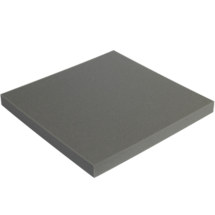 1 x 12 x 12" Charcoal Cloud Foam Sheets